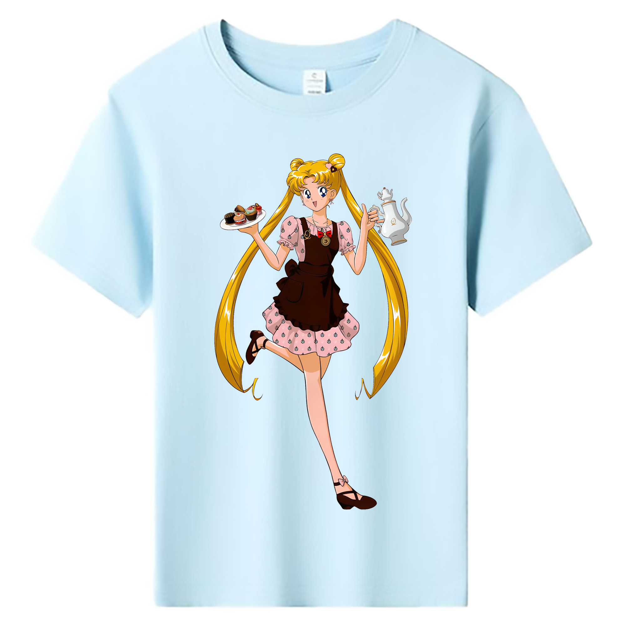 （画像用） 美少女戦士セーラームーン 愛野 美奈子 あいの みなこ Sailor Moon Aino Minako 綿100％キッズTシャツ（フロントプリント）